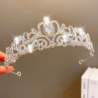 Sweet Fashion Jewelry Hair Accessories Multicolor Pearl Crown Banquet Birthday Fashion Princess Headband Girl Kawaii Crown Crown Headband Headgear Headgear Crystal  Wedding Party Hair Accessories