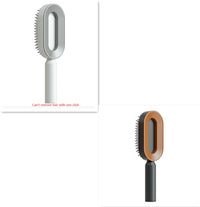 Self Cleaning Hair Brush For Women One-key Cleaning Hair Loss Airbag Massage Scalp Comb Anti-Static Hairbrush